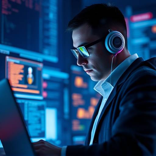 Un esperto di cybersecurity analizza un attacco informatico